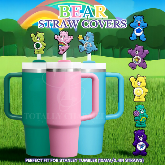 Care Bear Straw Cover, Stanley Straw Cover, Tumbler Accessories, Yeti Straw Cover, Topper Stanley, Straw Cover, Libbey Straw Cover