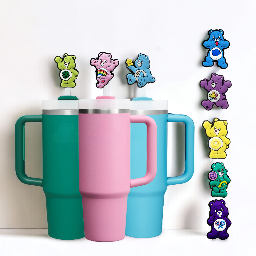 Carebear Straw Covers