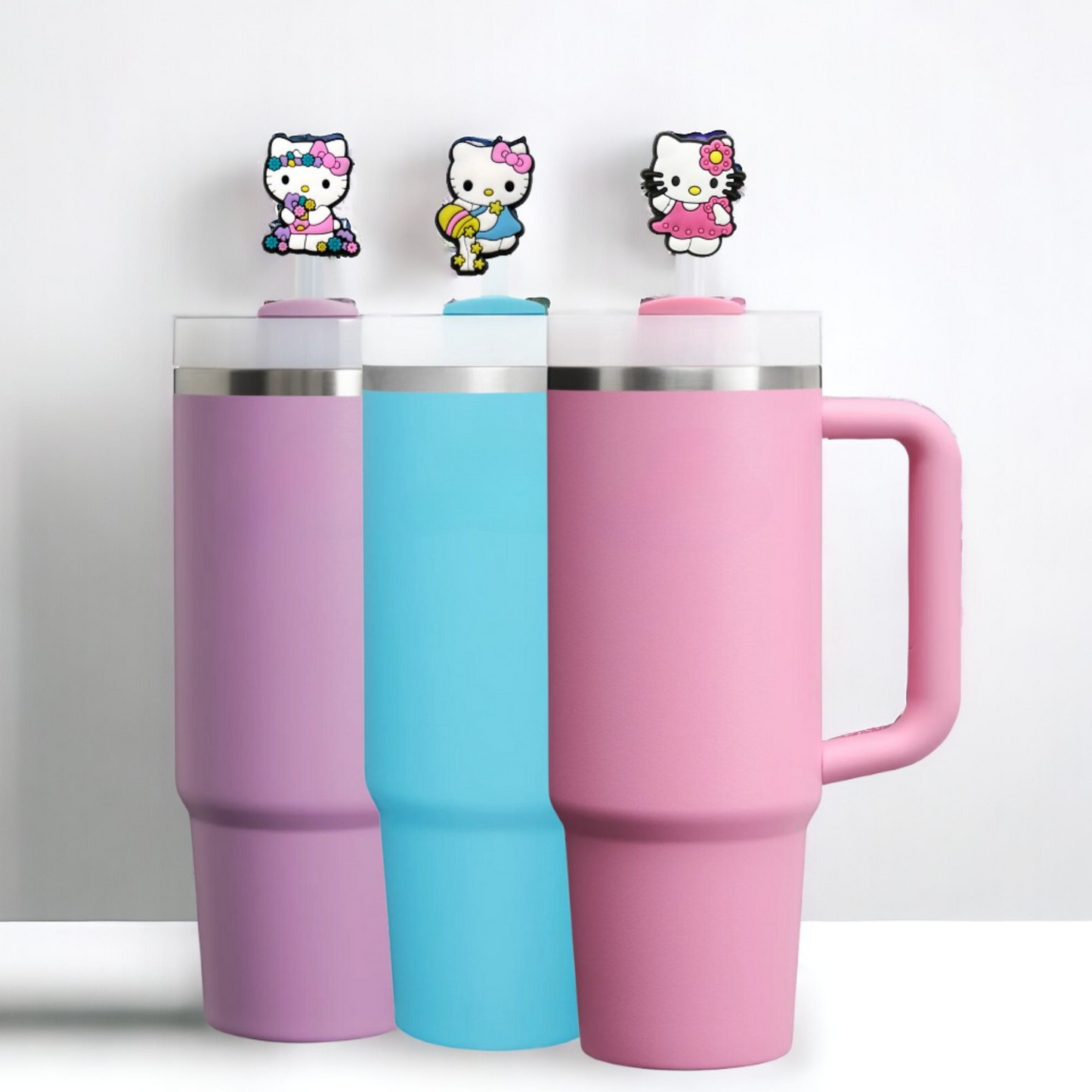 Hello Kitty Straw Cover, Kitty Straw Topper, Libbey Glass, Stanley Tumbler Accessories, Yeti,  Stanley Straw Cover, Stanley Accessories, Stanley Topper, Sanrio