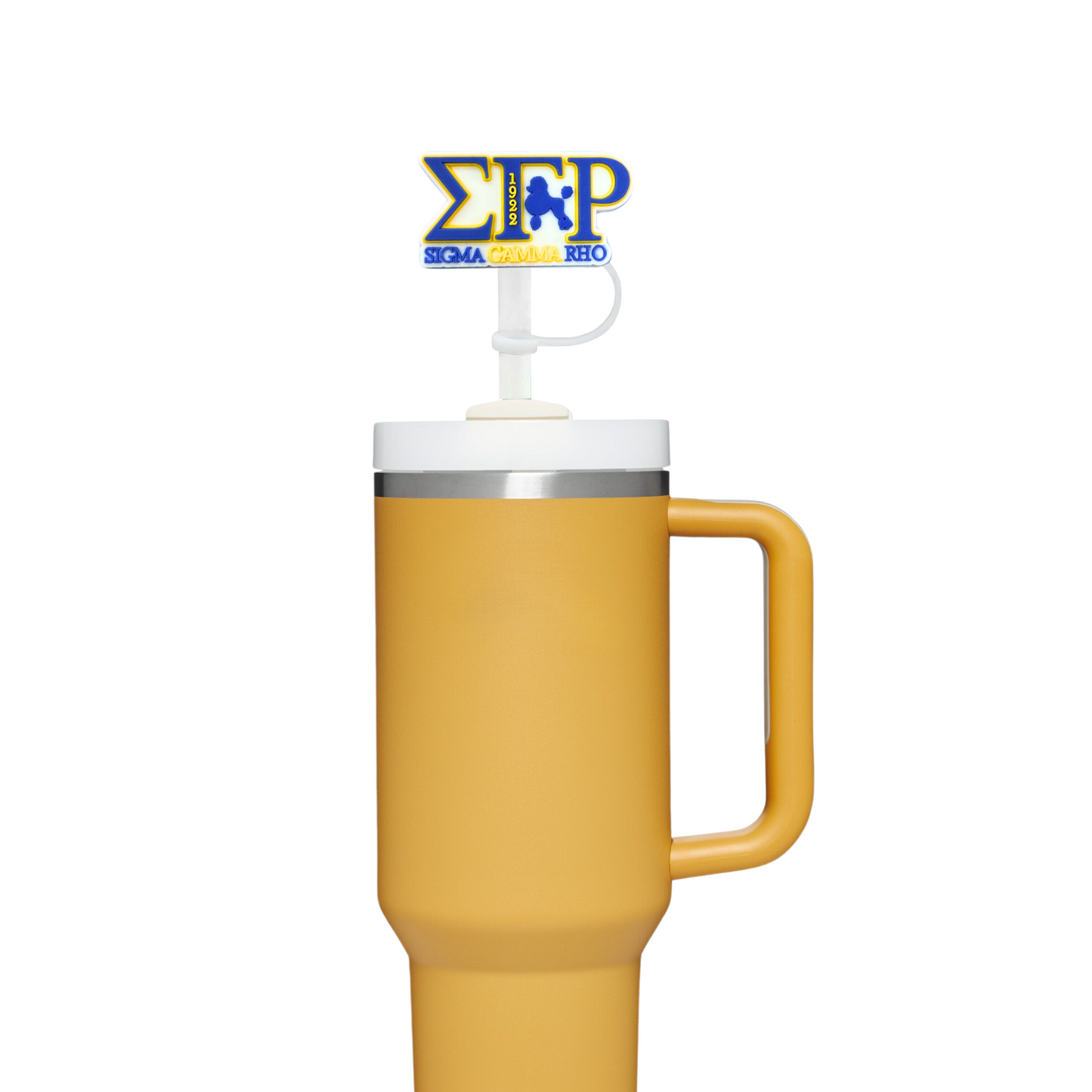 SGRho Straw Topper, Sigma Gamma Rho Straw Cover, Sorority Gifts, Stanley Accessories, Stanley Straw Topper, Sigma Gamma Rho