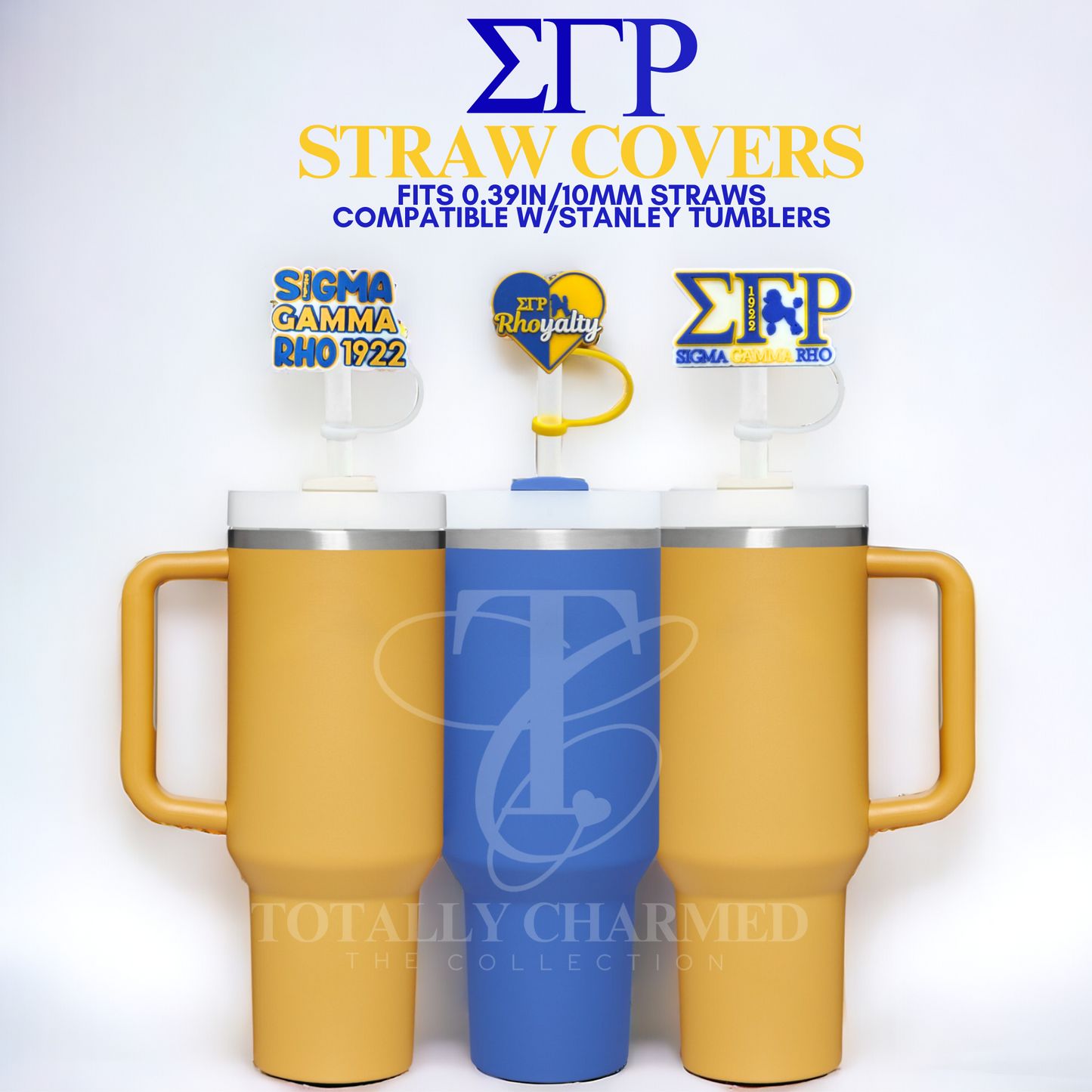 SGRho Straw Topper, Sigma Gamma Rho Straw Cover, Sorority Gifts, Stanley Accessories, Stanley Straw Topper, Sigma Gamma Rho